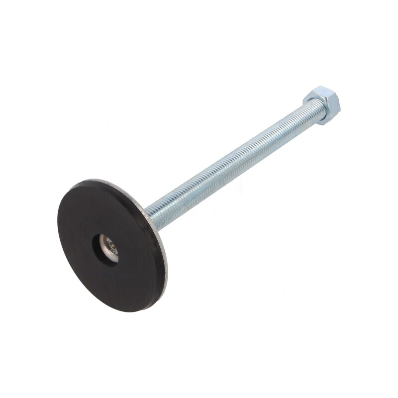 Picioruș antialunecare cu rondelă, bază 80mm M16 | Electronic-mag.ro | Componente Electronice