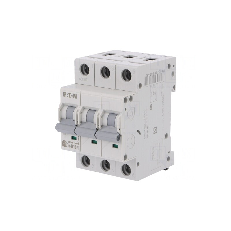 Întrerupător de Supracurent 16A 3 Poli 6kA 230/400V | Electronic-mag.ro | Componente Electronice