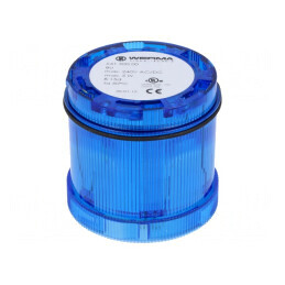 Semnalizator luminos albastru BA15D 12-240V | Electronic-mag.ro | Componente Electronice