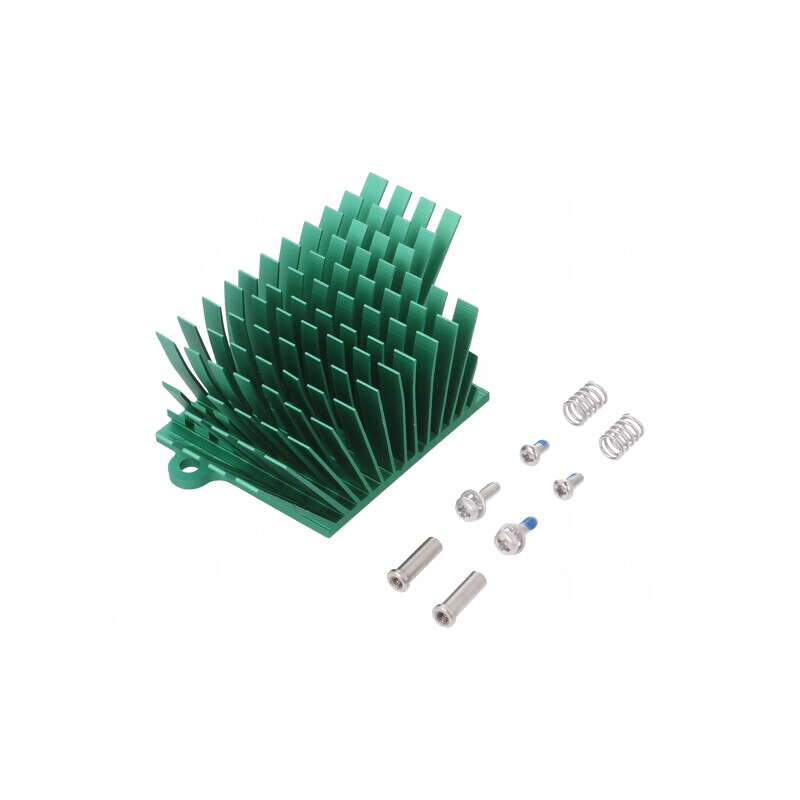 Radiator extrudat cu aripioare BGA verde 41mm x 45mm | Electronic-mag.ro | Componente Electronice Radiator extrudat cu aripioare BGA verde 41mm x 45mm | Electronic-mag.ro | Componente Electronice