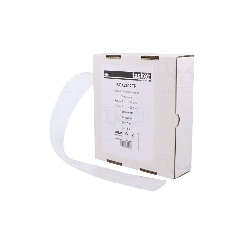 Manson termocontractabil 25.4mm 5m fără adeziv | Electronic-mag.ro | Componente Electronice