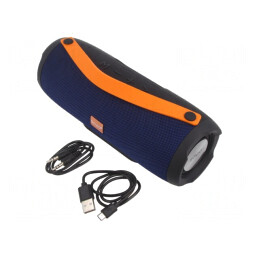 Difuzor Bluetooth Negru/Albastru/Portocaliu 10m | Electronic-mag.ro | Componente Electronice