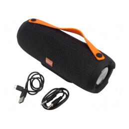 Difuzor Bluetooth Negru-Portocaliu 4.0 EDR 10m | Electronic-mag.ro | Componente Electronice