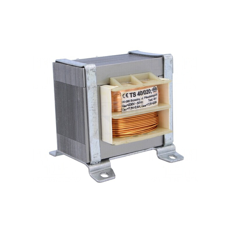 Transformator Alimentare 40VA 230V 7,5V 2,6A TS 40/020 | Electronic-mag.ro | Componente Electronice Transformator Alimentare 40VA 230V 7,5V 2,6A TS 40/020 | Electronic-mag.ro | Componente Electronice