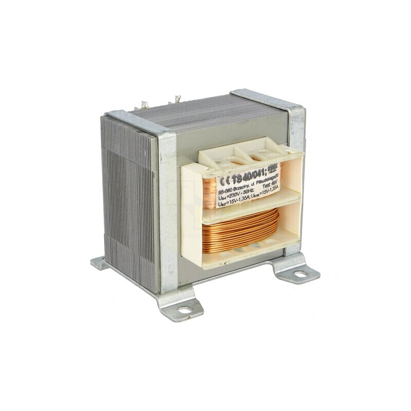 Transformator de Alimentare 40VA 230VAC 15V x2 1,35A x2 | Electronic-mag.ro | Componente Electronice