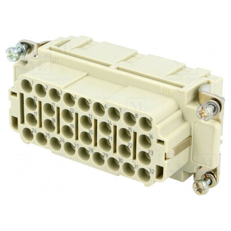 Conector HDC Inserturi Mamă Han EE 32 PE | Electronic-mag.ro | Componente Electronice