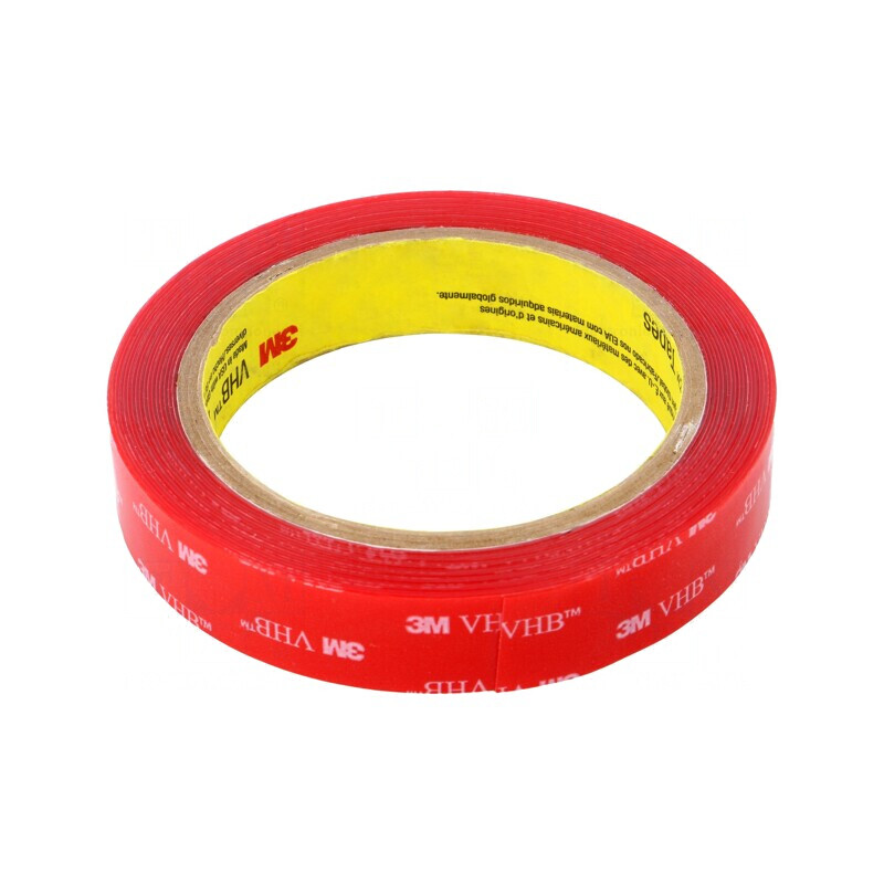 Bandă de Fixare Acrilică Transparentă 19mm x 5,5m 3M | Electronic-mag.ro | Componente Electronice