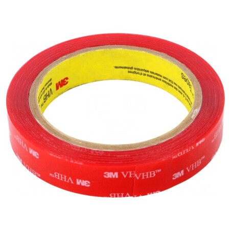 Bandă de Fixare Acrilică Transparentă 19mm x 5,5m 3M | Electronic-mag.ro | Componente Electronice