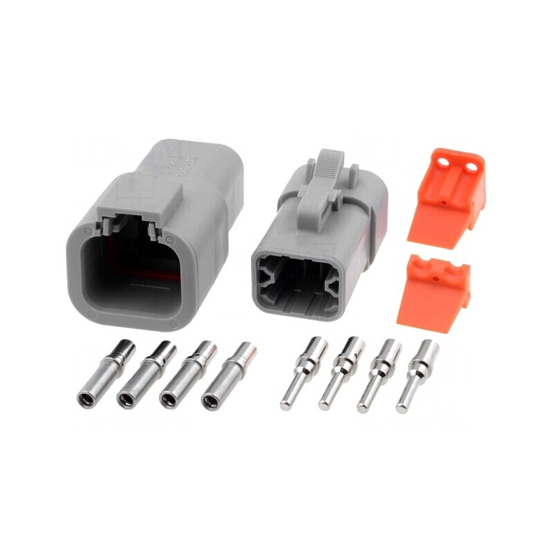 Conector cablu-cablu ATP tată-mamă mufă PIN 4 | Electronic-mag.ro | Componente Electronice