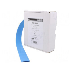 Manşon termocontractabil 19mm 5m albastru | Electronic-mag.ro | Componente Electronice