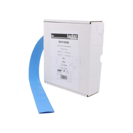 Manşon termocontractabil 19mm 5m albastru | Electronic-mag.ro | Componente Electronice