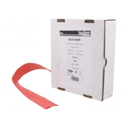 Manșon Termocontractabil Fără Adeziv 19mm x 5m Roșu | Electronic-mag.ro | Componente Electronice