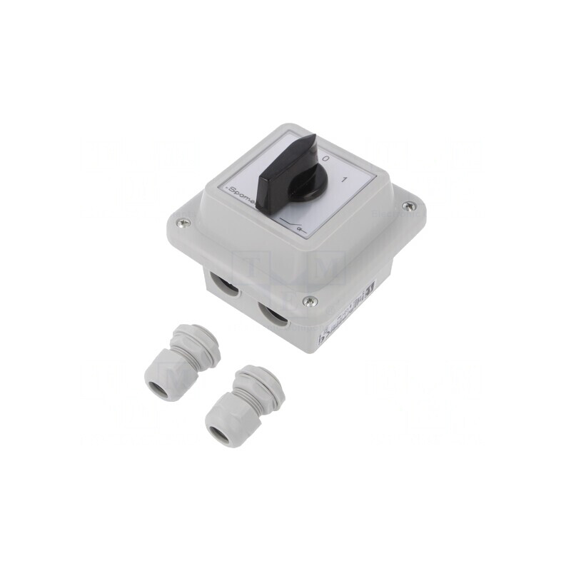 Comutator cu Came 16A 0-1 IP65 Poli 3 pentru Perete | Electronic-mag.ro | Componente Electronice