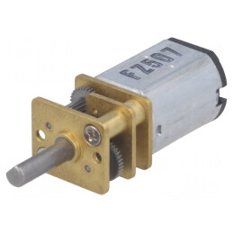 Motor DC cu Transmisie 6V 360mA Ax Crestătură D 51:1 | Electronic-mag.ro | Componente Electronice