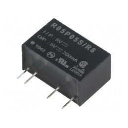 Convertor DC/DC 5V 200mA SIP7 | Electronic-mag.ro | Componente Electronice