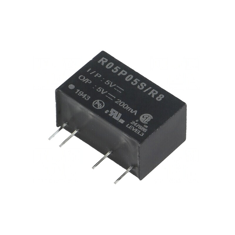 Convertor DC/DC 5V 200mA SIP7 | Electronic-mag.ro | Componente Electronice