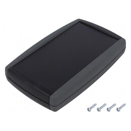 Carcasă universală TEKNET 96x156x28mm ABS neagră | Electronic-mag.ro | Componente Electronice
