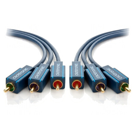 Cablu RCA x3 Aurit 15m | Electronic-mag.ro | Componente Electronice