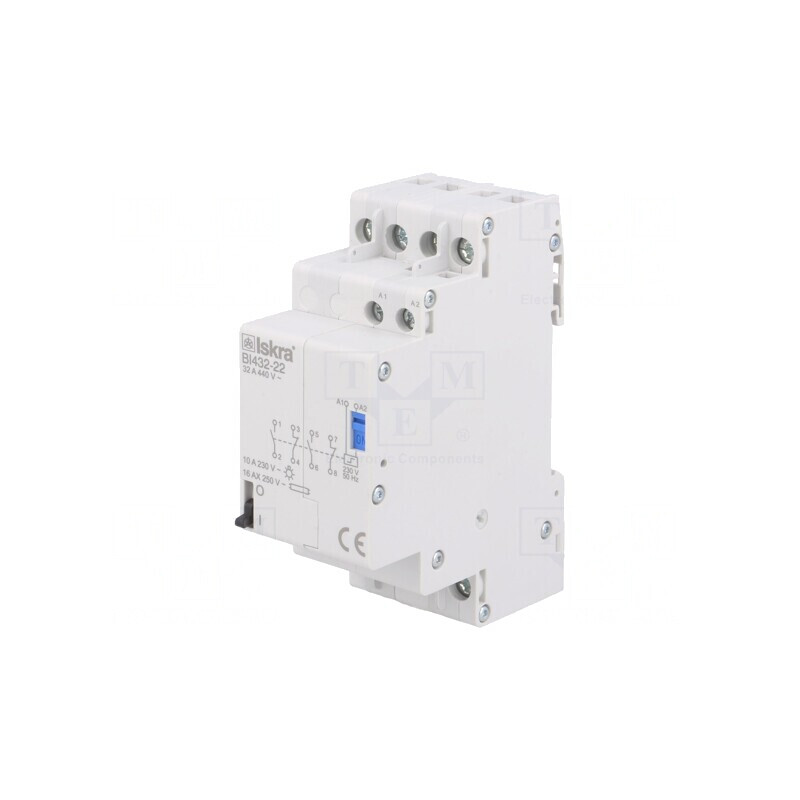 Releu Bistabil de Impulsuri NC x2 NO x2 230VAC | Electronic-mag.ro | Componente Electronice Releu Bistabil de Impulsuri NC x2 NO x2 230VAC | Electronic-mag.ro | Componente Electronice