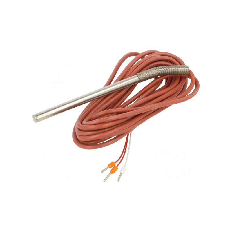 Senzor temperatură Pt100 Ø6x30mm Lungime 3m | Electronic-mag.ro | Componente Electronice