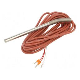 Senzor temperatură Pt100 Ø6x30mm Lungime 3m | Electronic-mag.ro | Componente Electronice