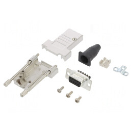 Conector D-Sub 9P Femelă Terminal Cu Șuruburi | Electronic-mag.ro | Componente Electronice