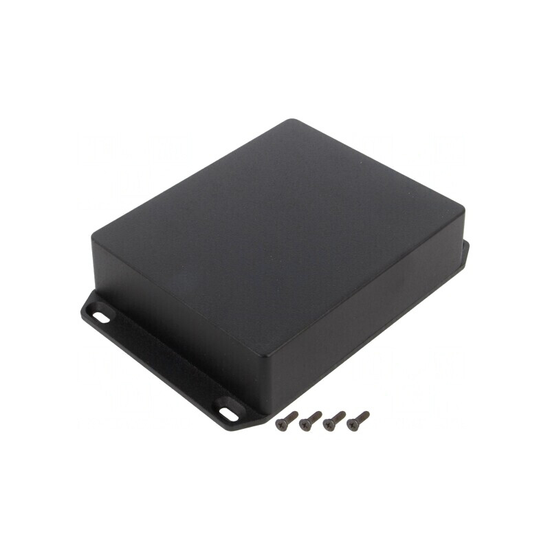 Carcasă Universală cu Lame de Fixare - Negru | Electronic-mag.ro | Componente Electronice Carcasă Universală cu Lame de Fixare - Negru | Electronic-mag.ro | Componente Electronice