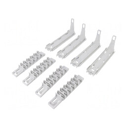 Set suporturi pentru montare şine DIN | L: 156mm | W: 39mm | H: 110mm | 72002301