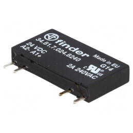 Releu Semiconductor 1-Fazat 2A 12÷240VAC 16÷30VDC | Electronic-mag.ro | Componente Electronice