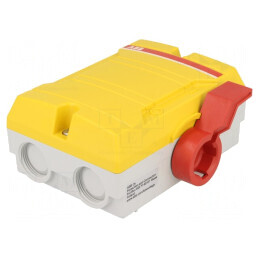 Întrerupător Separator Siguranță Poli 3 16A IP65 | Electronic-mag.ro | Componente Electronice