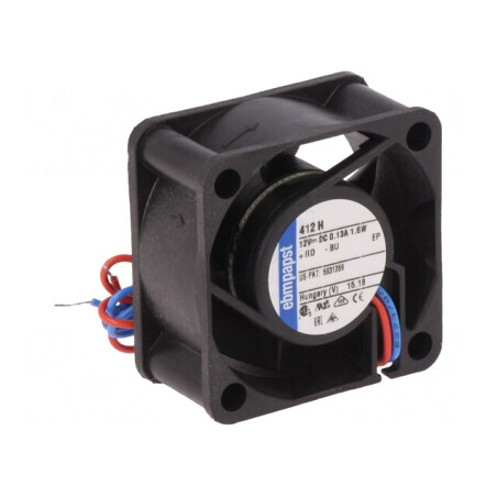 Ventilator axial 12V DC 40x40x20mm 13,5m3/h 29dBA | Electronic-mag.ro | Componente Electronice