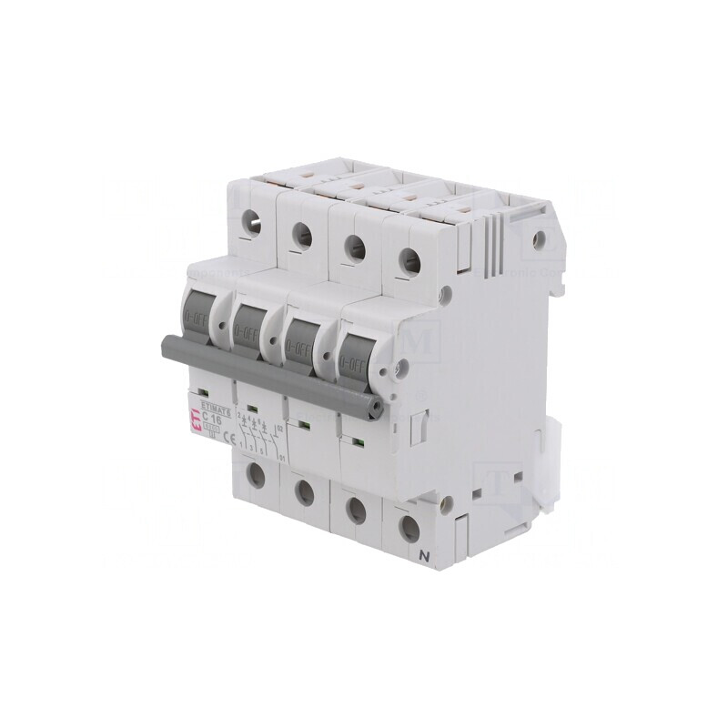 Întrerupător Supracurent 16A 3P N 230/400VAC | Electronic-mag.ro | Componente Electronice