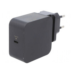 Încărcător USB-C PD45II Negru | Electronic-mag.ro | Componente Electronice