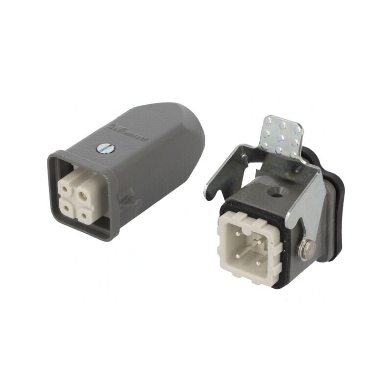 Conector HDC Tată-Mamă 4+3 Pin 3A Drept | Electronic-mag.ro | Componente Electronice