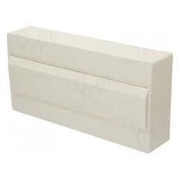 Carcasă pentru aparatură modulară IP40, 18 module, VD118PP | Electronic-mag.ro | Componente Electronice