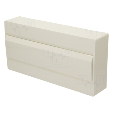 Carcasă pentru aparatură modulară IP40, 18 module, VD118PP | Electronic-mag.ro | Componente Electronice