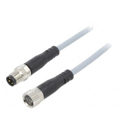 Cablu Conectare M8 3 PIN 2.5m 60VAC 3A 60VDC | Electronic-mag.ro | Componente Electronice