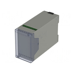 Carcasă pentru șină DIN IP40 ABS Gri 109x45x75mm | Electronic-mag.ro | Componente Electronice