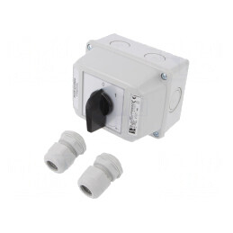 Comutator cu Came 16A 2 Posiții IP65 pentru Perete | Electronic-mag.ro | Componente Electronice