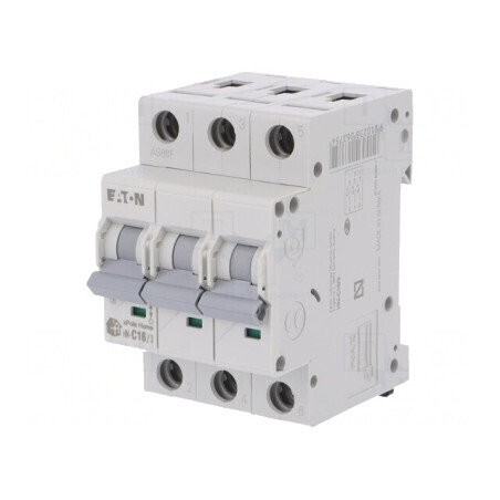Întrerupător de supracurent 16A 3P 6kA 230/400V | Electronic-mag.ro | Componente Electronice