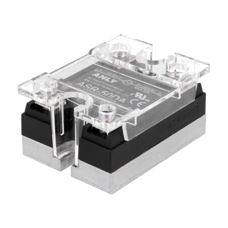 Releu semiconductor 50A 1-fazat 24-280VAC | Electronic-mag.ro | Componente Electronice