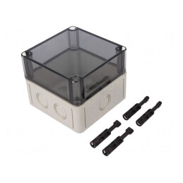Carcasă Universală Polistiren 110x110x90mm | Electronic-mag.ro | Componente Electronice