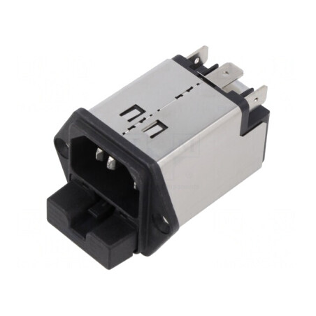 Conector Alimentare AC Soclu Tată 6A 250V | Electronic-mag.ro | Componente Electronice