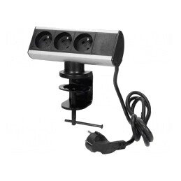 Prelungitor 1.8m cu prize pentru mobilier 3680W 230V | Electronic-mag.ro | Componente Electronice