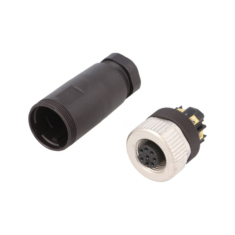Mufă M12 PIN 8 Mamă DeviceNet/CANopen Dreaptă | Electronic-mag.ro | Componente Electronice