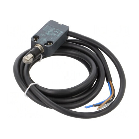 Limitator Cursă Rola Metalică Ø12mm 10A 250VAC | Electronic-mag.ro | Componente Electronice