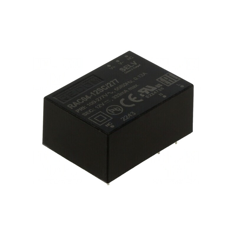 Convertor AC/DC 4W 12V | Electronic-mag.ro | Componente Electronice
