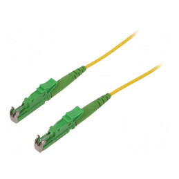 Patch Cord Fibra Optica E2/APC 5m Galben