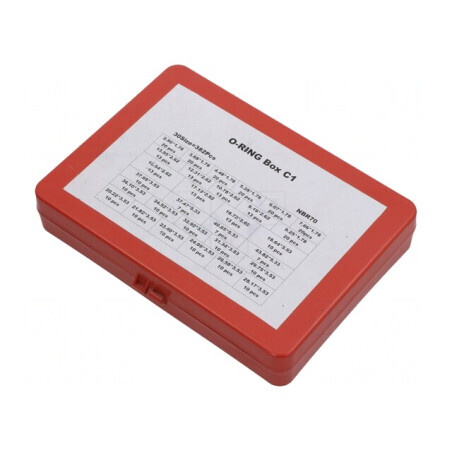 Set O-ring-uri cauciuc NBR 382 buc. | Electronic-mag.ro | Componente Electronice