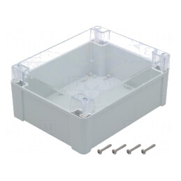Carcasă Universală Policarbonat 190x240x105 mm | Electronic-mag.ro | Componente Electronice